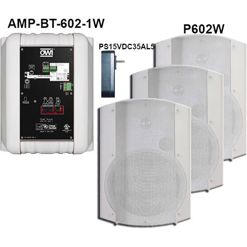 OWI Inc. AMP-BT-602-4W Surface Mountable Bluetooth Speaker Kit