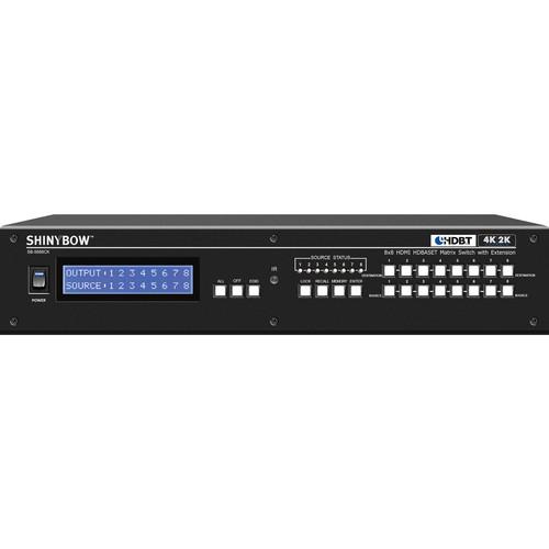 Shinybow 8 x HDMI In to 8 x HDMI or HDBaseT Out Matrix Routing Switcher