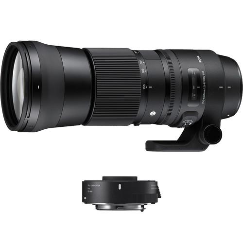 Sigma 150-600mm f 5-6.3 DG OS HSM Contemporary Lens and TC-1401 1.4x Teleconverter Kit for Sigma SA