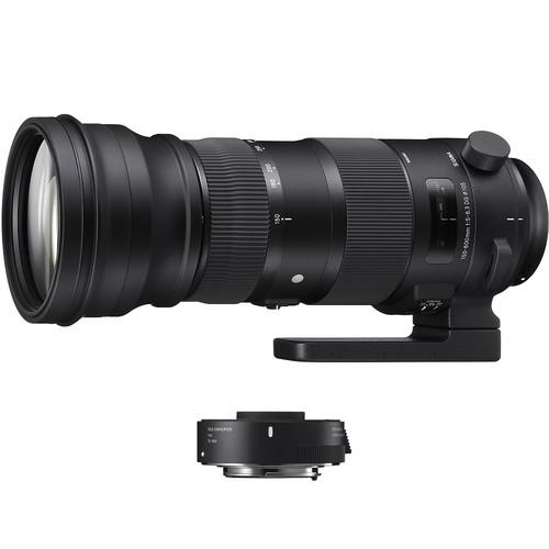 Sigma 150-600mm f 5-6.3 DG OS HSM Sports Lens and TC-1401 1.4x Teleconverter Kit for Canon EF