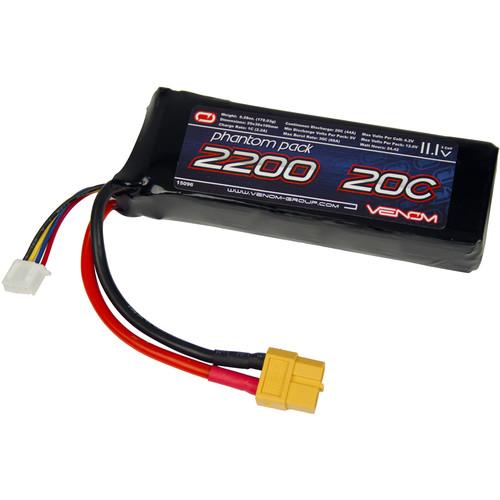 Venom Group 11.1V 2200mAh LiPo Battery with XT60 Connector for Phantom 1 and FC40