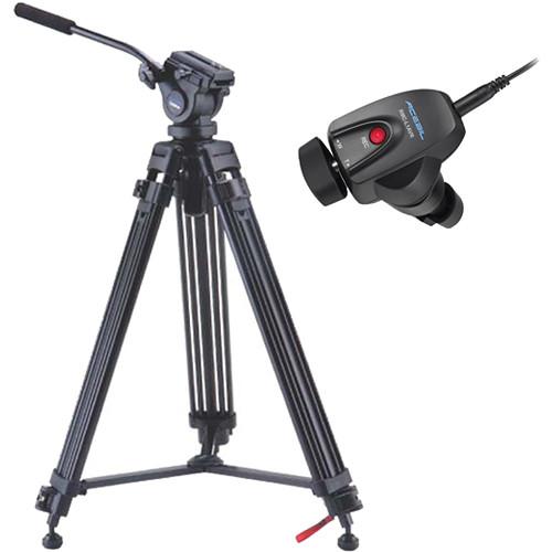 Acebil i-605DX Prosumer Tripod System with RMC-L1AVR Video Lens Zoom Controller
