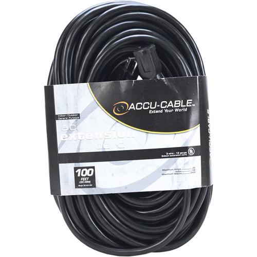 American DJ Accu-Cable 3-Wire Edison AC Extension Cord