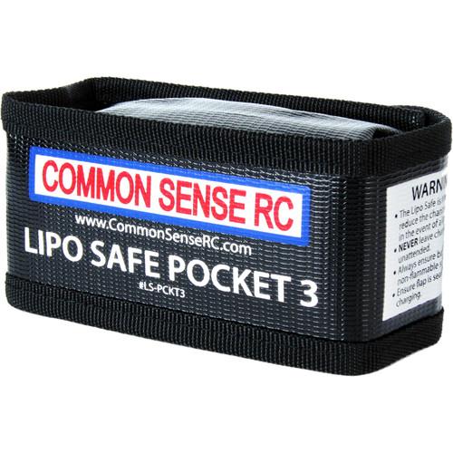 Common Sense RC LiPo Safe Pocket 3 Charging Storage Bag for 3S LiPo Battery