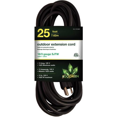 Go Green 13A 125V Outdoor Extension Cord