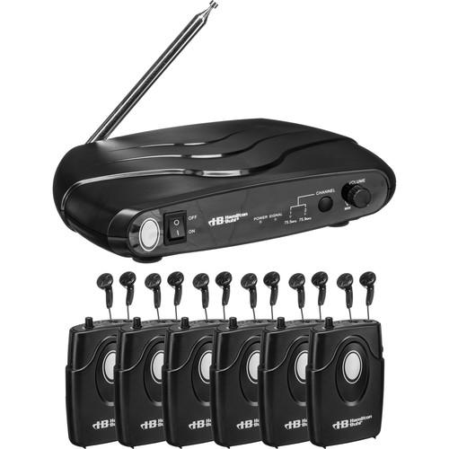 HamiltonBuhl ALS700 Assistive Listening System with Transmitter and Six Receivers