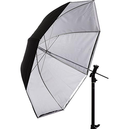 Interfit Translucent White and Silver Convertible Umbrella