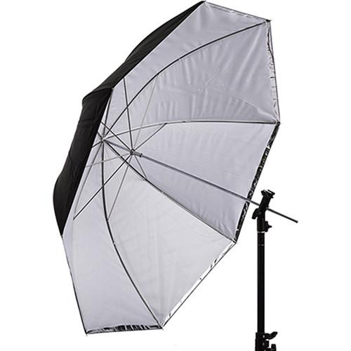 Interfit Translucent White and Silver Convertible Umbrella