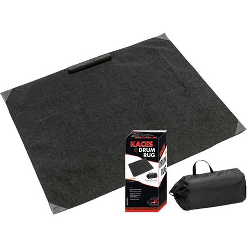 KACES Crash Pad Drum Rug with Nylon Carry Bag