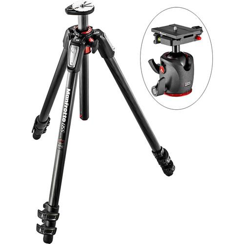 Manfrotto MT055CXPRO3 Carbon Fiber Tripod with XPRO Ball Head with Top Lock Quick Release System