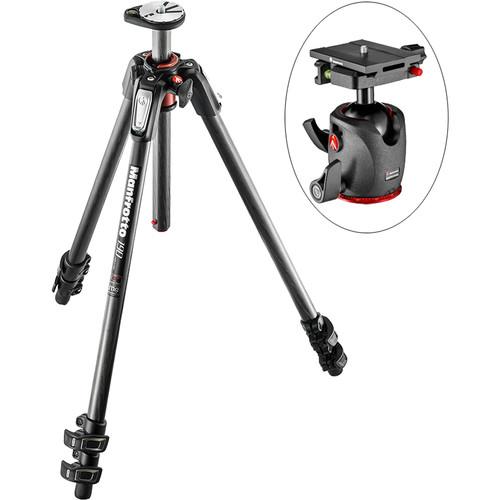 Manfrotto MT190CXPRO3 Carbon Fiber Tripod w XPRO Ball Head w Top Lock Quick Release System