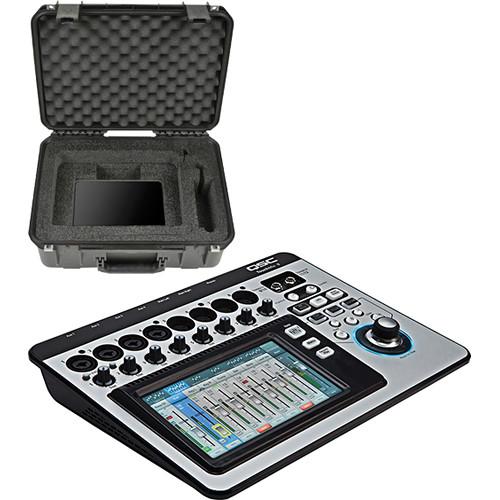 QSC TouchMix-8 Compact Digital Mixer with Watertight Road Case Kit