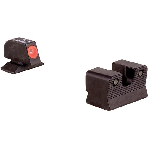 Trijicon BE113O Beretta 92 96A1 HD Night Sight Set with Orange Front Outline