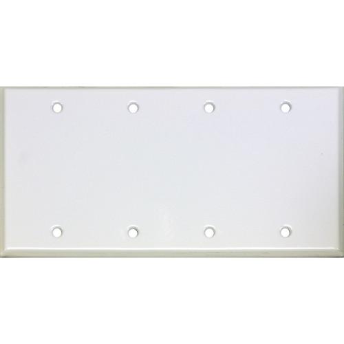 Whirlwind 4-Gang Blank Wall Plate