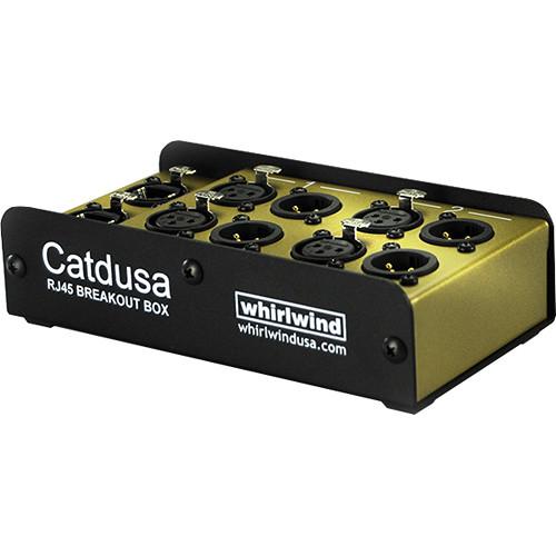 Whirlwind Catdusa 4-Channel Analog over Single CAT5 Snake Box