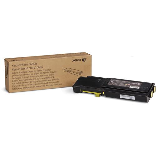 Xerox Standard Capacity Yellow Toner Cartridge for Phaser 6600 and WorkCentre 6605