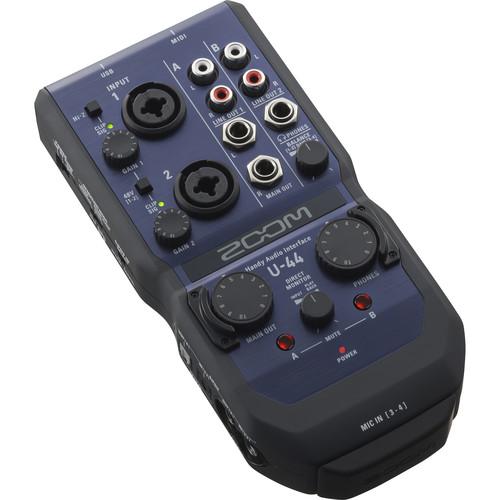 Zoom U-44 Handy 4-In 4-Out Audio Interface