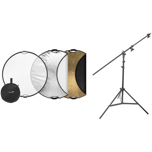 Impact 32" 5-in-1 Reflector with Lightstand and Holder Kit