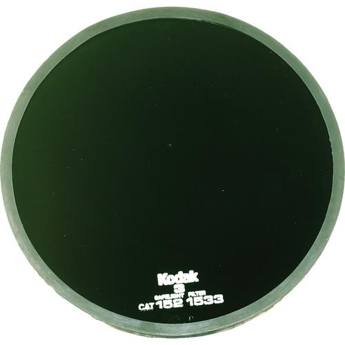 Kodak #3 Dark Green Safelight Filter 5.5" for Panchromatic Materials