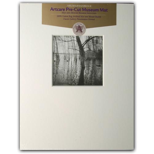 Nielsen & Bainbridge Mat - Fits Gallery Frame, 11x14" Mat with 5x5" Opening - Off Center