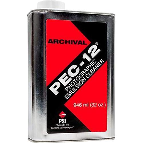 Photographic Solutions Pec-12 Photo Emulsion Cleaner for Color & B&W Film & Paper - 1 Quart
