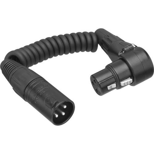 Remote Audio CAXJCOIL2 Right Angled Coiled XLR to XLR Cable - 8 to 30"