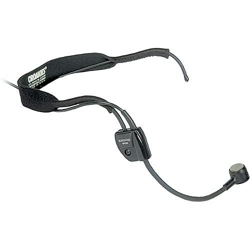 Shure WH20 Headset Mic with 1 4" Phone Connector for Unbalanced Mic Output