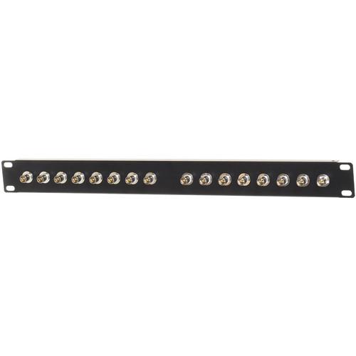 TecNec 16XB Patchbay, Sixteen, 75-ohm BNC Jacks , Rackmountable