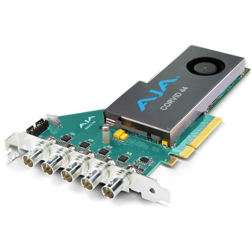 AJA Corvid 44 BNC Flexible Multi-Format I O Card with Fan