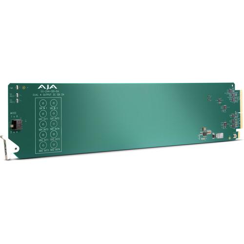 AJA openGear Dual 1x4 3G-SDI Reclocking Distribution Amplifier