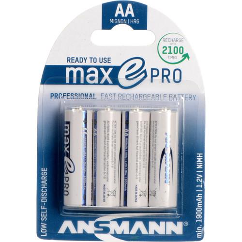 Ansmann Rechargeable maxE PRO AA NiMH Batteries