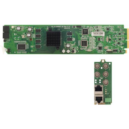 Apantac Cascadable Video Quad Splitter Card and RMx Rear Module Set for openGear 3.0 Frame