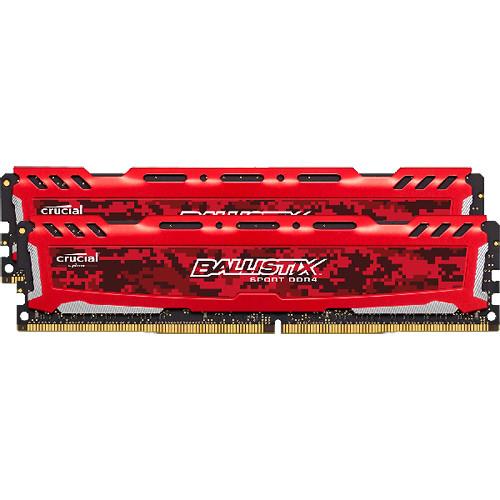 Ballistix 32GB Sport LT Series DDR4 2400 MHz DR UDIMM Memory Kit