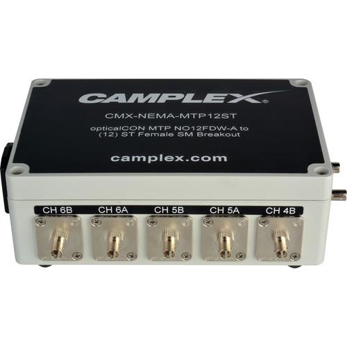 Camplex OpticalCON MTP NO12FDW-A 12-Channel to 12 ST Female Singlemode Breakout Box