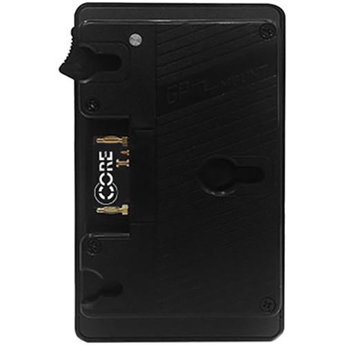 Core SWX VoltBridge Gold Mount to Gold Mount Adapter with 2 Powertaps for iOS Android