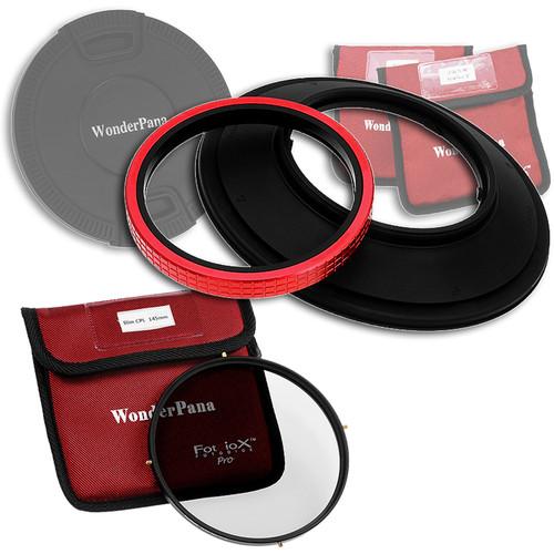 FotodioX WonderPana 145 Core Unit Kit for Canon 14mm Lens with 145mm Circular Polarizer Filter