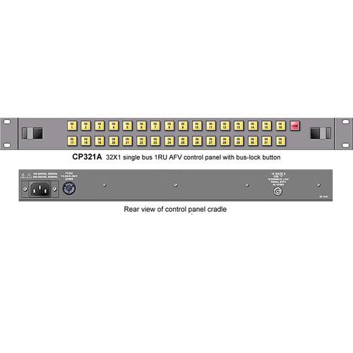 Link Electronics 1RU 32x1 Single-Bus AFV Remote Control Panel with Bus-Lock