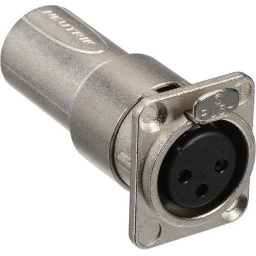 Neutrik NA3FDM XLR Female to Male Feedthrough Adapter for Panel Mount