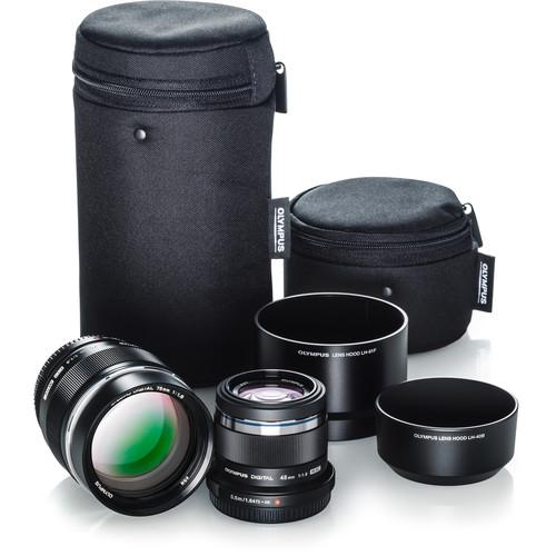 Olympus Portrait Lens Kit with 45mm f 1.8 and 75mm f 1.8 Lenses