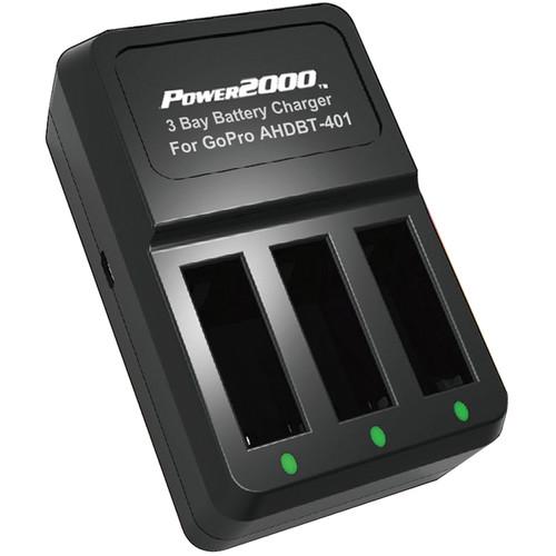 Power2000 3-Bay Battery Charger for GoPro