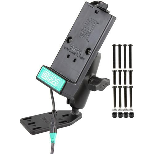 RAM MOUNTS Brake Clutch Cover Mount with Universal GDS Phone Charging Dock for IntelliSkin Smartphone Sleeve