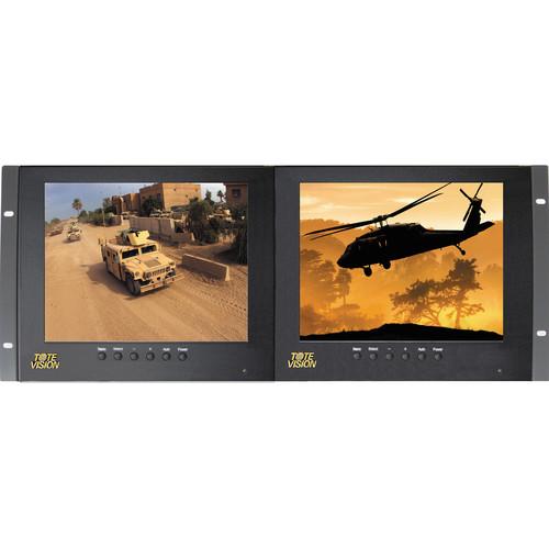 Tote Vision LED-803HD2 Dual 8" Monitor Rackmount Kit