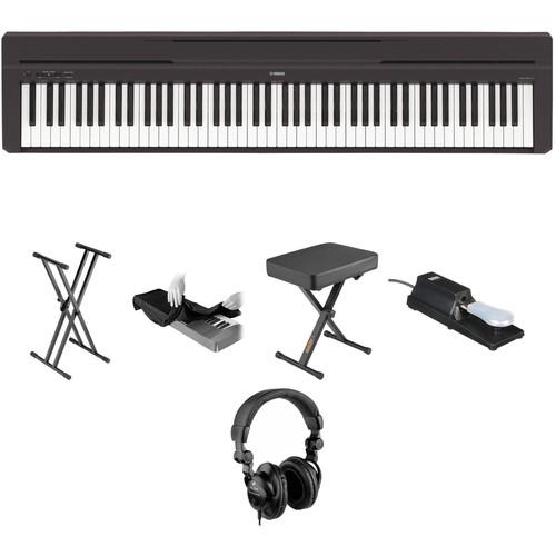 Yamaha P-45 Compact Portable Digital Piano Bundle