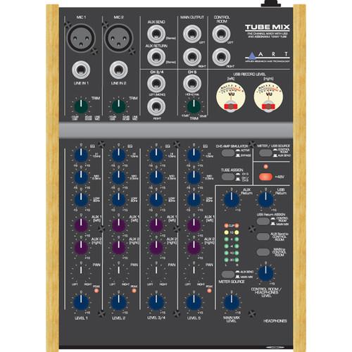ART TubeMix 5-Channel Mixer with USB Interface