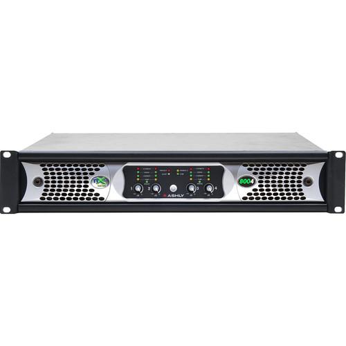 Ashly NXE Series 4-Channel Networkable Multi-Mode Power Amplifier with OPAES2 & OPDAC4 Cards