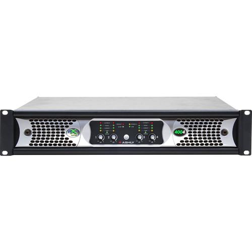 Ashly NXE Series 4-Channel Networkable Multi-Mode Power Amplifier with OPAES2, OPDAC4 & CNM-2 Cards