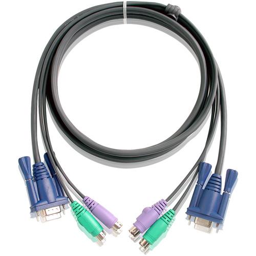 ATEN 2L5002P Slim HDB, PS 2 KVM Cable