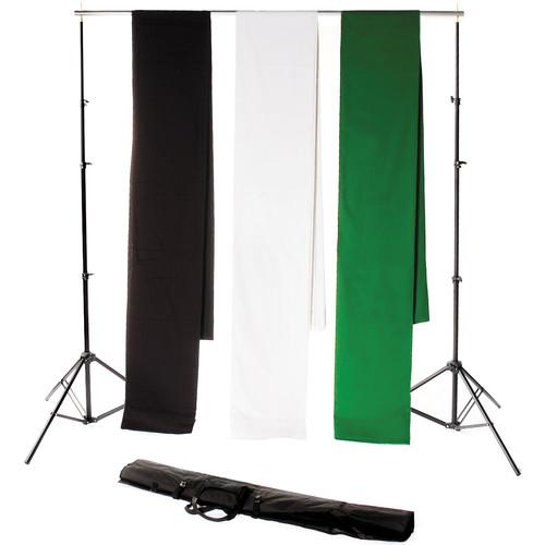 Backdrop Alley Studio Kit with Stand and Three 10 x 24
