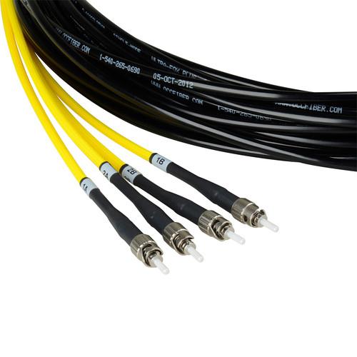 Camplex Two-Channel ST Single-Mode Fiber Tactical Snake Cable