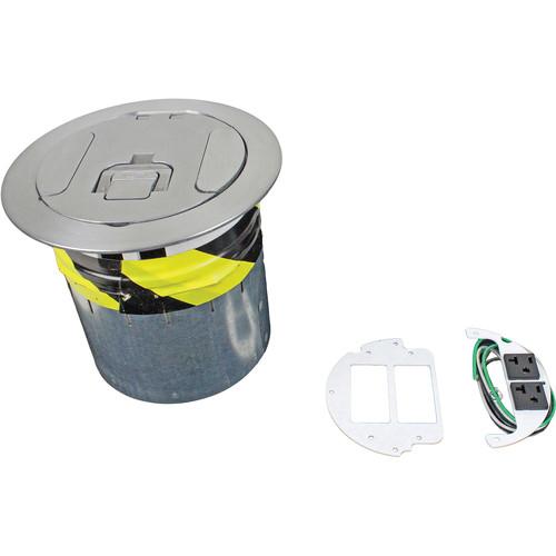 FSR Complete 6" Poke-Thru with Cover & Sub Plates